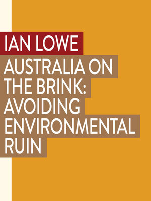 cover image of Australia on the Brink